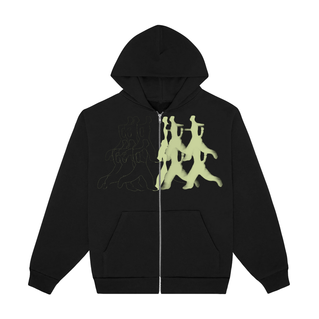 Wide Eyed Zip Hoodie
